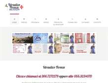 Tablet Screenshot of idraulico-firenze.it
